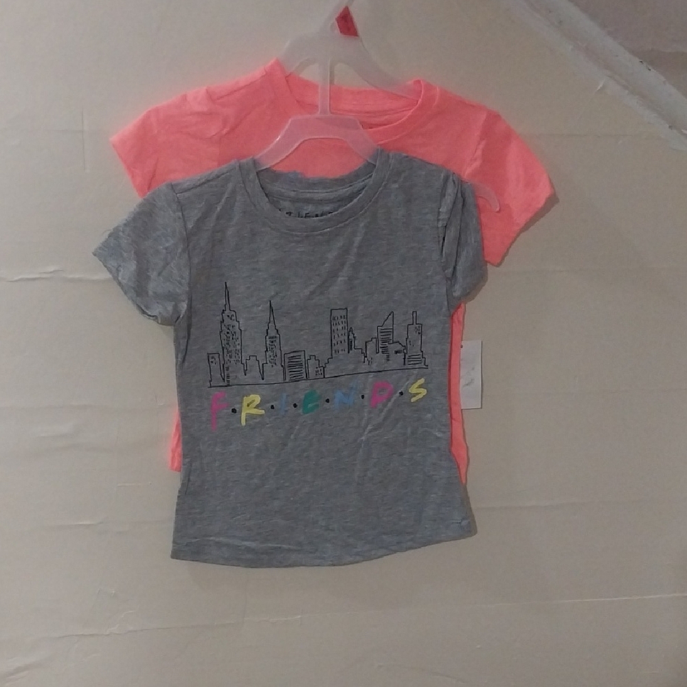 Girls 2 Pack Friends Shirts